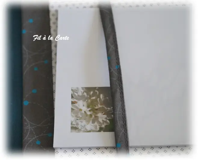 Pochette organiseur maxi lilas blanc7